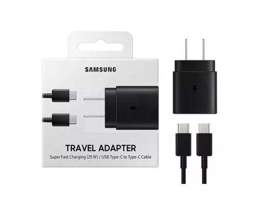 Cargador Samsung Carga Rapida 25w Tipo CA Tipo C