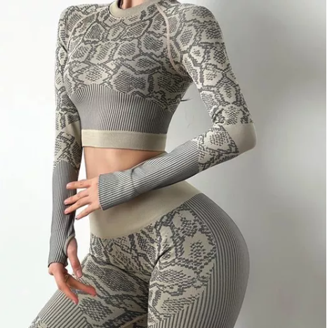 Leggings Set Ropa Deportiva Conjunto Fitness Premium Estampado