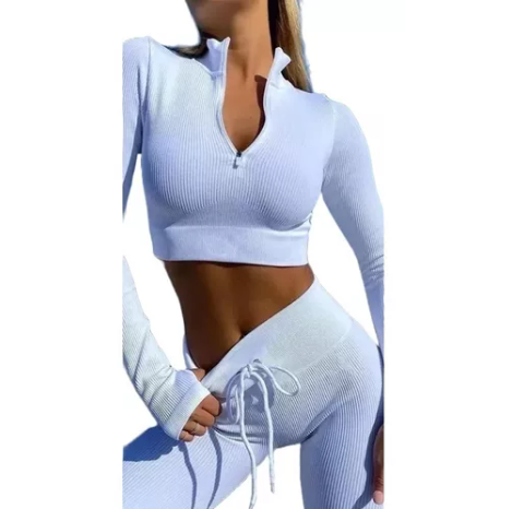 Conjunto De Leggings Ropa Deportiva Fitness Conjunto Camisa Premium