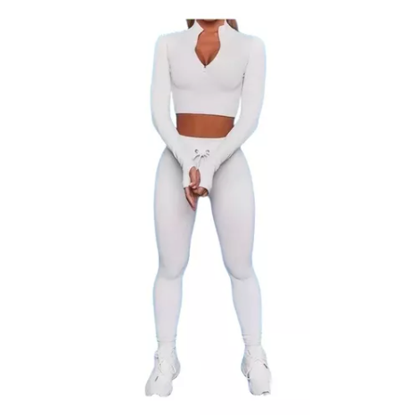 Conjunto De Leggings Ropa Deportiva Fitness Conjunto Camisa Premium