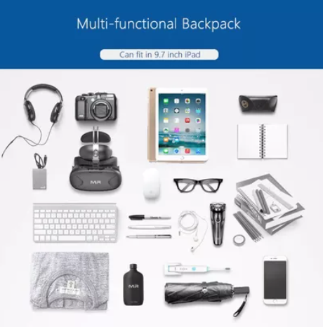 Mochila Sling Crossbody Antirrobo Impermeable 2da Generación