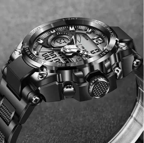 Reloj Lige Digital Militar Deportivo Led Resistente 50mtrs