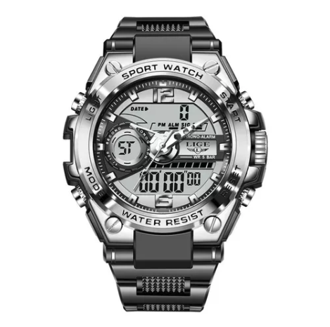 Reloj Lige Digital Militar Deportivo Led Resistente 50mtrs
