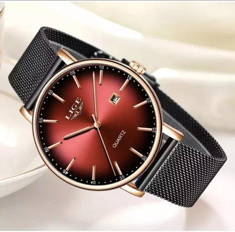 Reloj Lige Para Mujer Resistente Al Agua De Acero Inoxidable