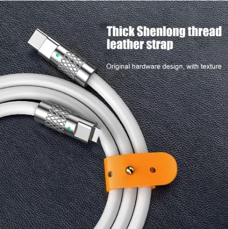 Cable Datos Carga Súper Rápida Tipo CA Lightning 120w 6a 2m