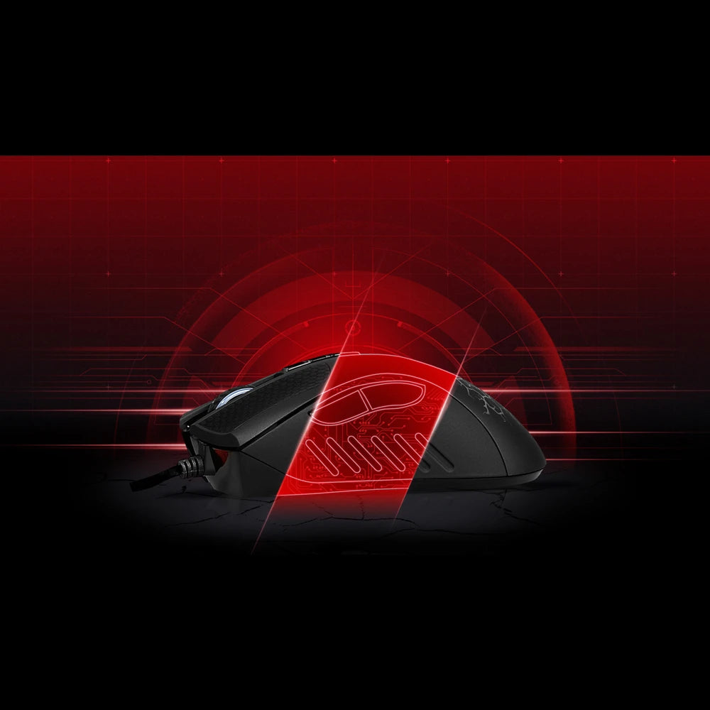 Para el ratón óptico para juegos Bloody A90 con cable y reflejos coloridos, versión inactiva