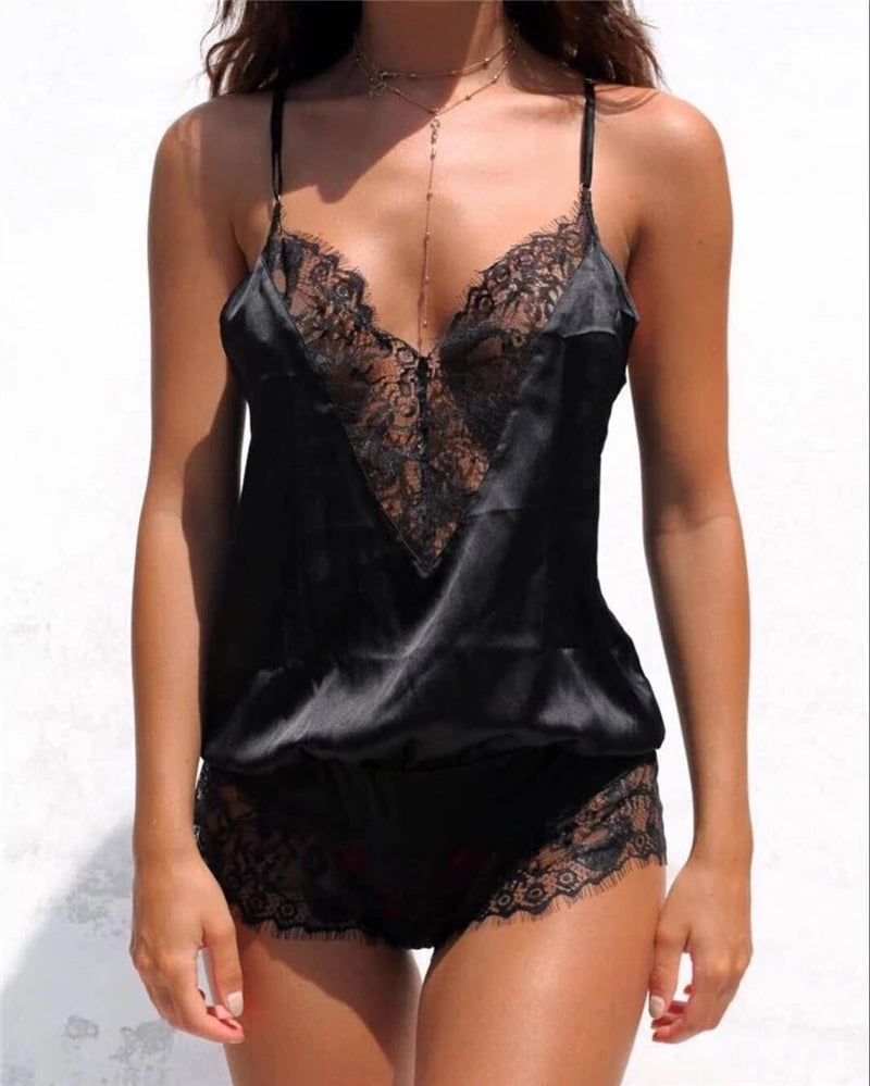 Conjunto de lencería sexy de neón, sujetador de encaje con cuello en V, ropa interior sexy para mujer, ropa europea de malla, disfraces exóticos, 2020