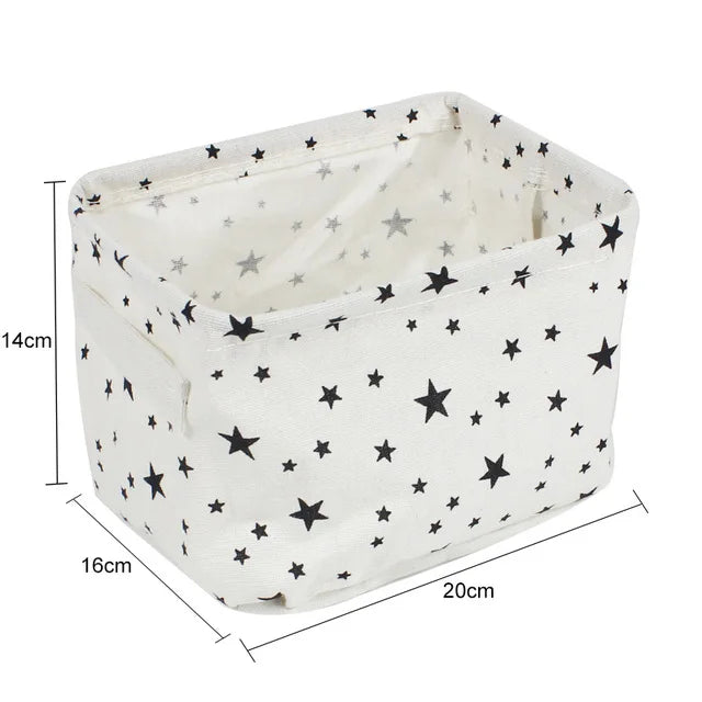 Organizador de almacenamiento de ropa interior, papelería de oficina, lino, caja de almacenamiento de escritorio, cesta de almacenamiento impermeable para juguetes y artículos diversos, cosméticos