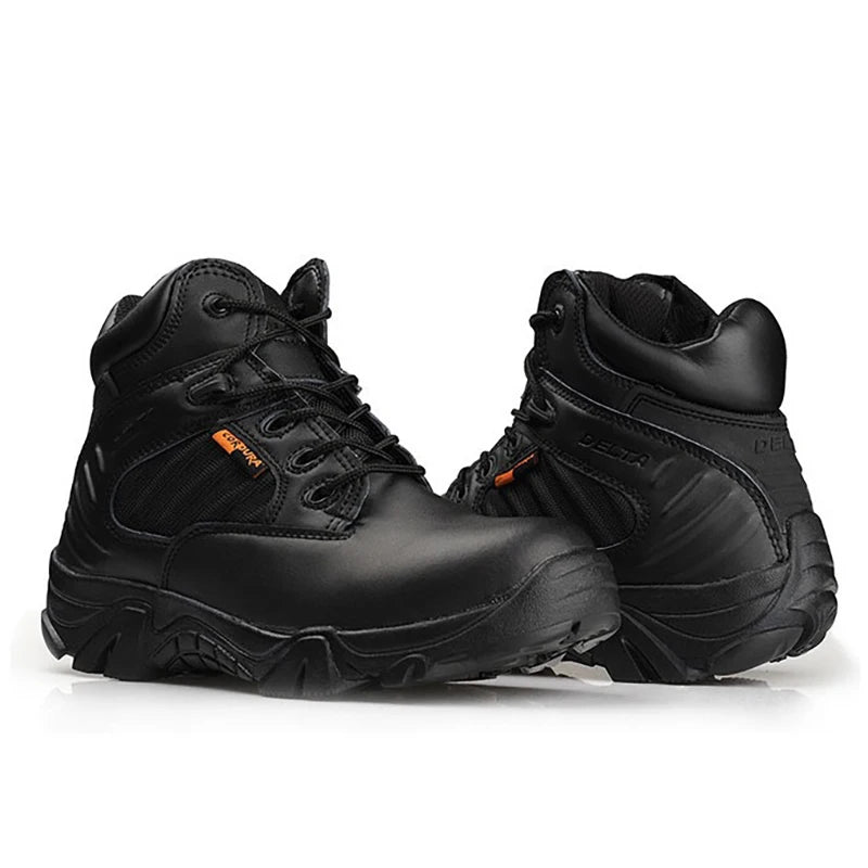 TaoBo Delta High Top Brand Men Combat Boots Sandy Black Size 13 Men Army Military Boots Men Desert Tactical Shoe Tacticos Feamle