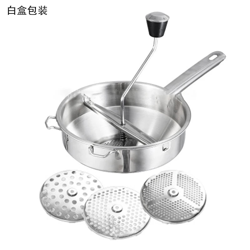 Machacador de papas YOMDID de acero inoxidable, herramienta para prensar puré de verduras y frutas, molinillo de calabaza, accesorios de cocina para triturar alimentos