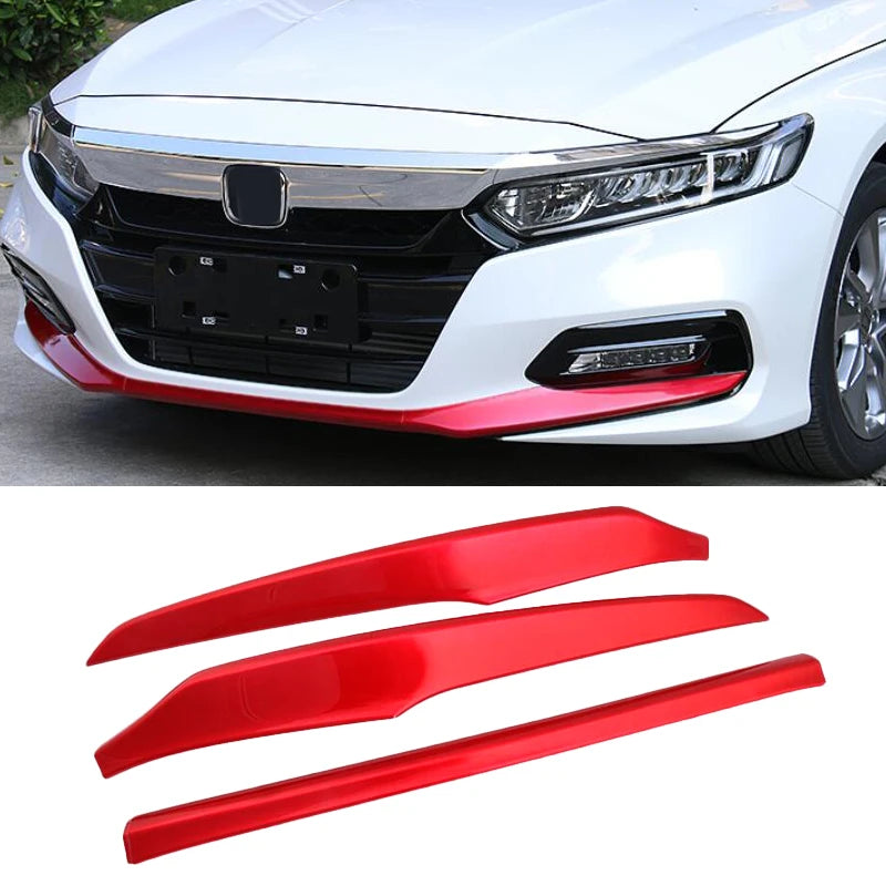 Embellecedor de marco para salida de aire interior de Honda Accord 10.º (2018-2020), color rojo, ABS, para palanca de cambios, reposabrazos.