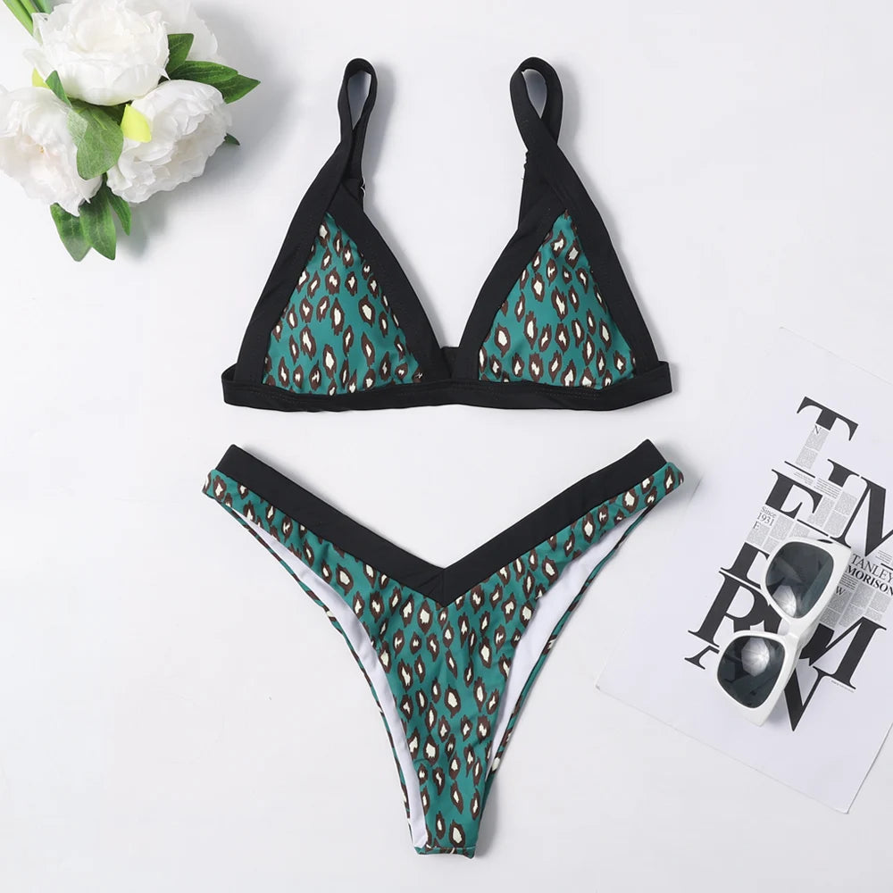 Traje de baño sólido 2020, bikini de cintura alta, traje de baño para mujer, conjunto de bikini push-up, bikini de patchwork, traje de baño brasileño de playa de verano.