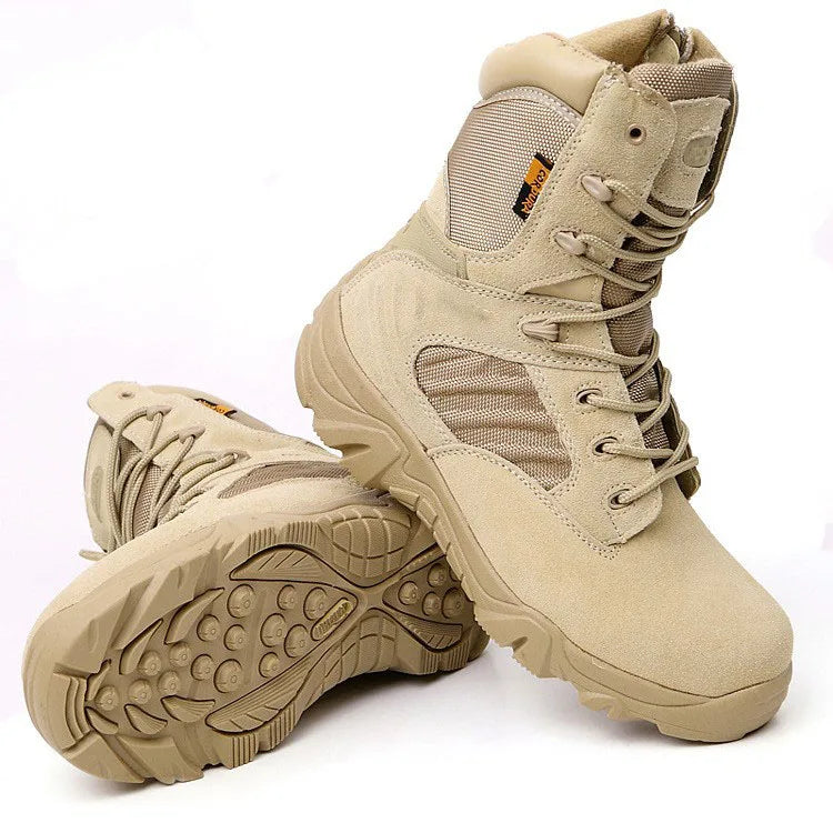 TaoBo Delta High Top Brand Men Combat Boots Sandy Black Size 13 Men Army Military Boots Men Desert Tactical Shoe Tacticos Feamle