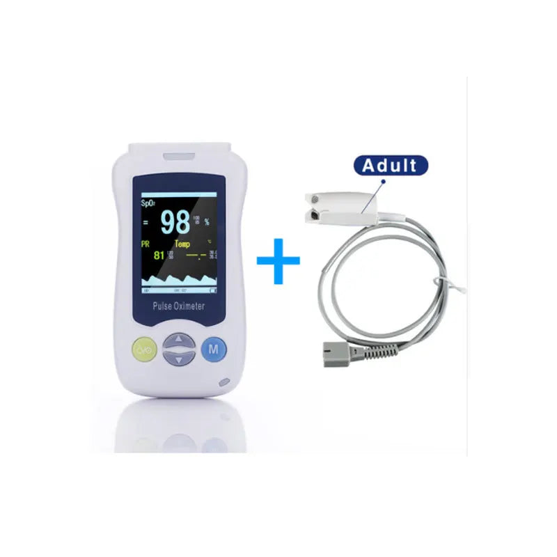 Oxímetro de pulso portátil médico de mano para adultos, recién nacidos, neonatos, niños y bebés, mini oxímetro de pulso OLED para la punta del dedo.