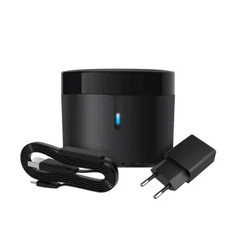Sensor de temperatura y humedad Broadlink RM4 mini, control remoto WiFi IR para aire acondicionado, decodificador de TV, compatible con Alexa.