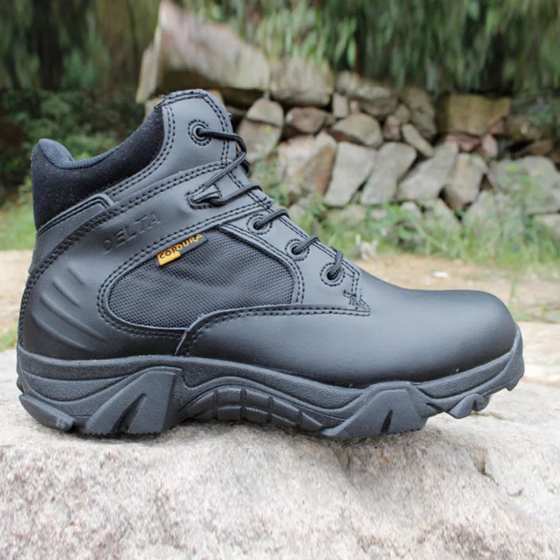 TaoBo Delta High Top Brand Men Combat Boots Sandy Black Size 13 Men Army Military Boots Men Desert Tactical Shoe Tacticos Feamle