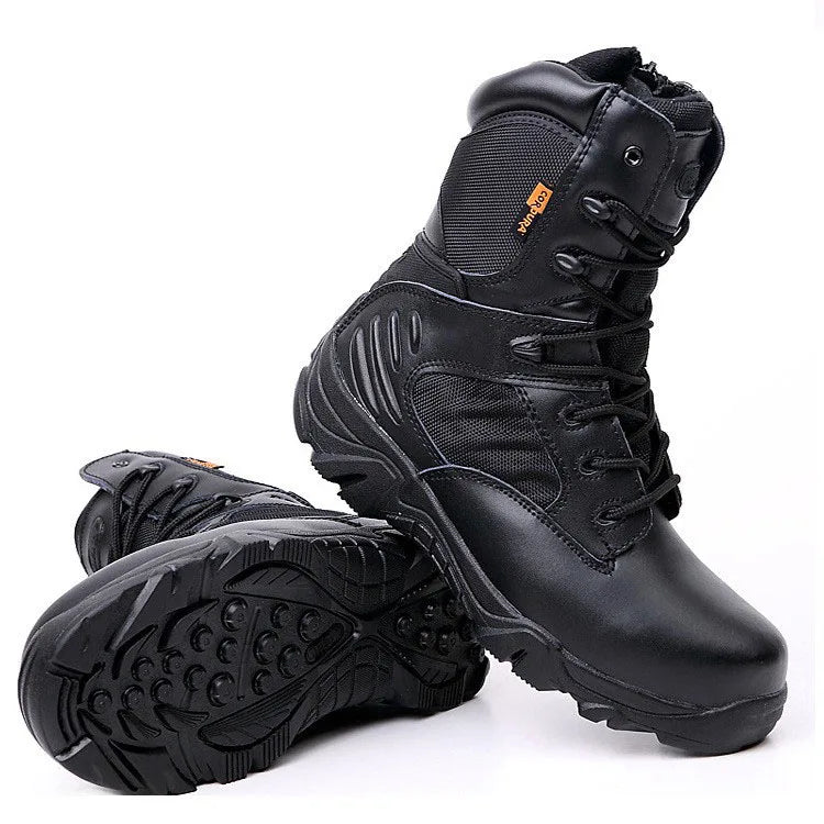 TaoBo Delta High Top Brand Men Combat Boots Sandy Black Size 13 Men Army Military Boots Men Desert Tactical Shoe Tacticos Feamle
