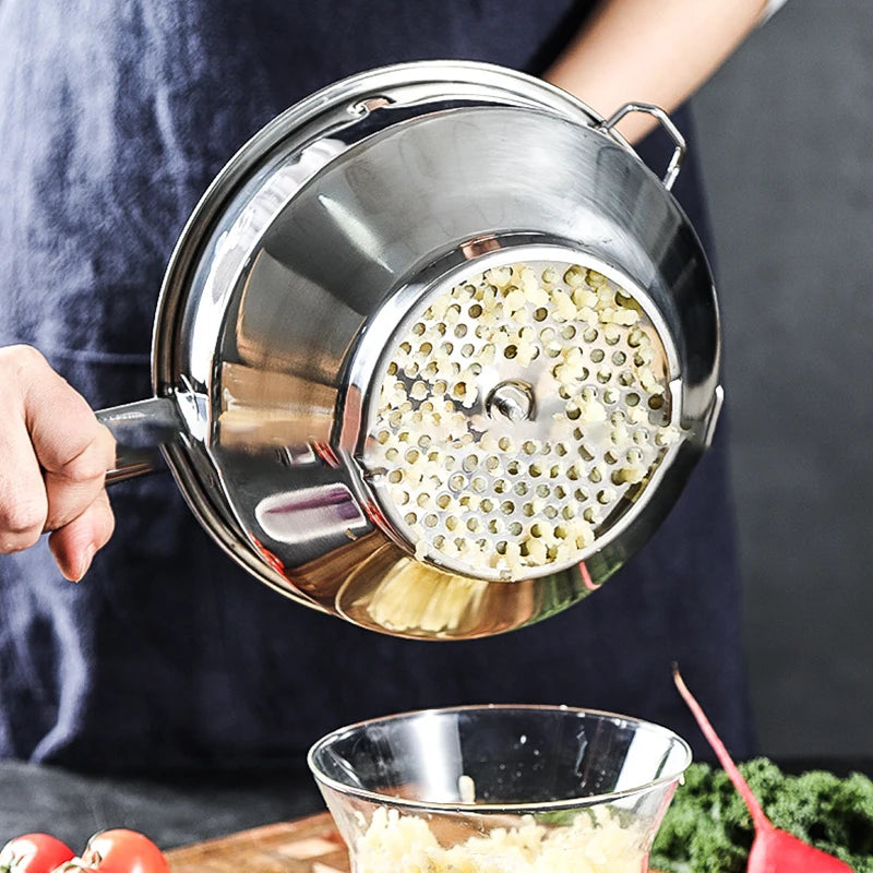 Machacador de papas YOMDID de acero inoxidable, herramienta para prensar puré de verduras y frutas, molinillo de calabaza, accesorios de cocina para triturar alimentos