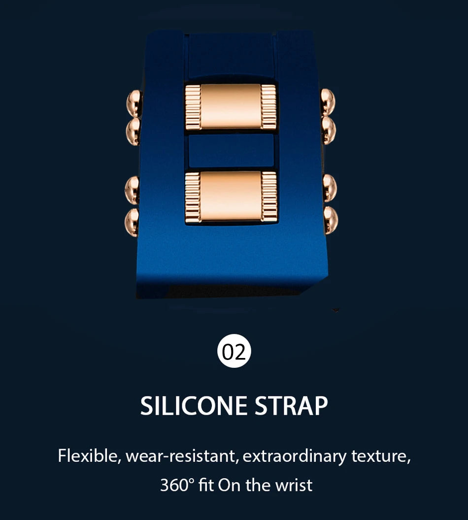 LIGE 2024 - Nuevos relojes de moda para hombre, marca superior de lujo, reloj deportivo de silicona, reloj de cuarzo con fecha, reloj de pulsera resistente al agua, cronógrafo