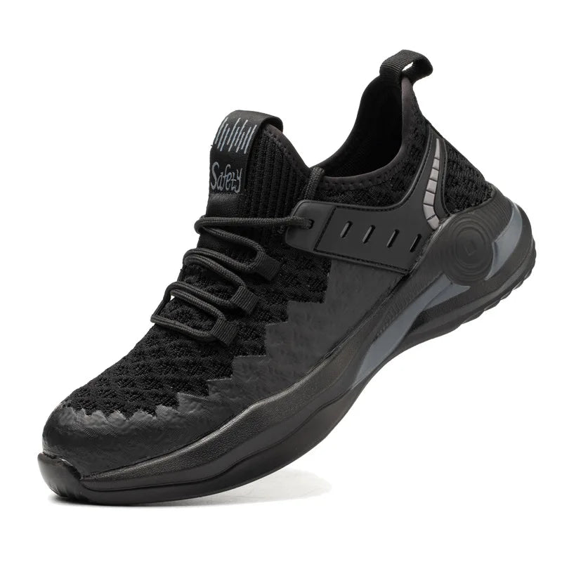 Zapatos de seguridad para hombre, tallas 37-50, botas con punta de acero, zapatillas de trabajo antiperforación, calzado masculino, zapatos de construcción indestructibles.