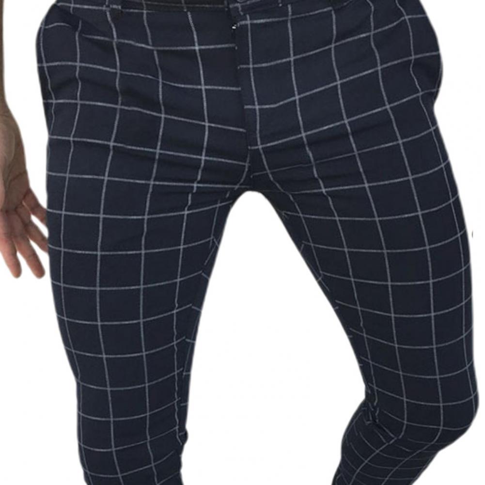 Bottoms  Popular Cool Mid-rise Pencil Pants Temperament Pencil Pants Mid Waist   Men Clothes