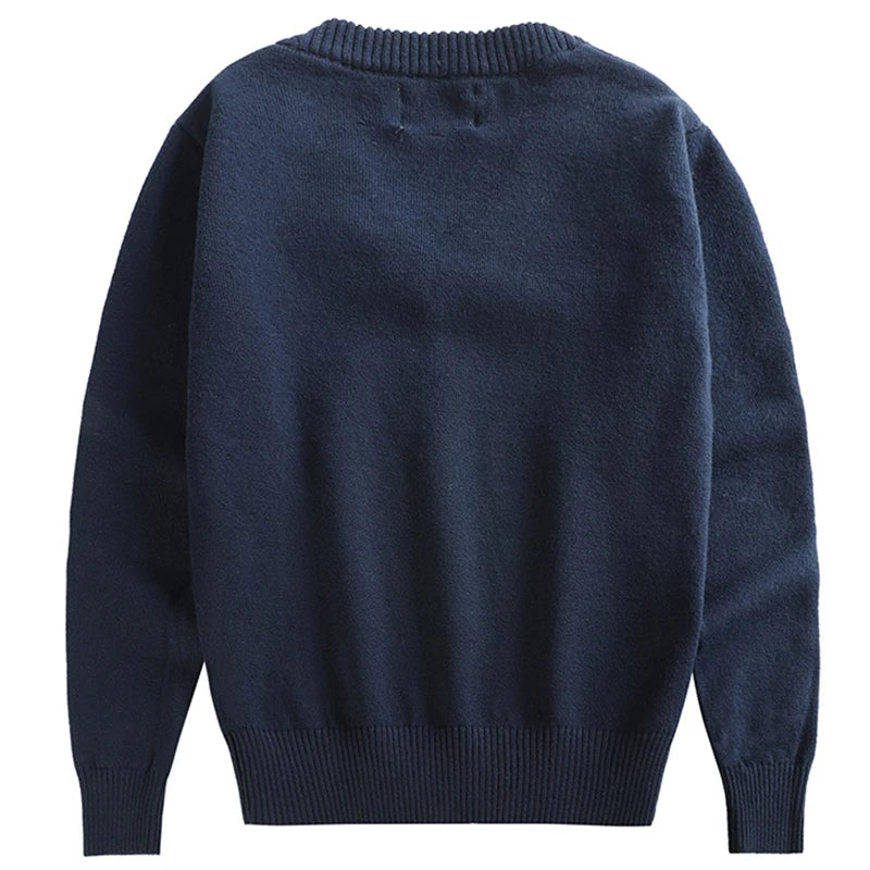 Ropa para niños, ropa para bebés, suéter para niños, otoño e invierno, ropa de punto cálida, suéter para niños, ropa para bebés, suéter de 4 a 14 años