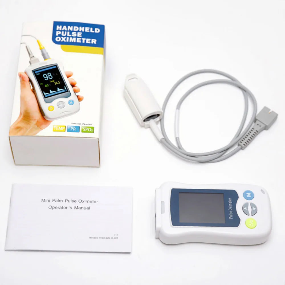Oxímetro de pulso portátil médico de mano para adultos, recién nacidos, neonatos, niños y bebés, mini oxímetro de pulso OLED para la punta del dedo.