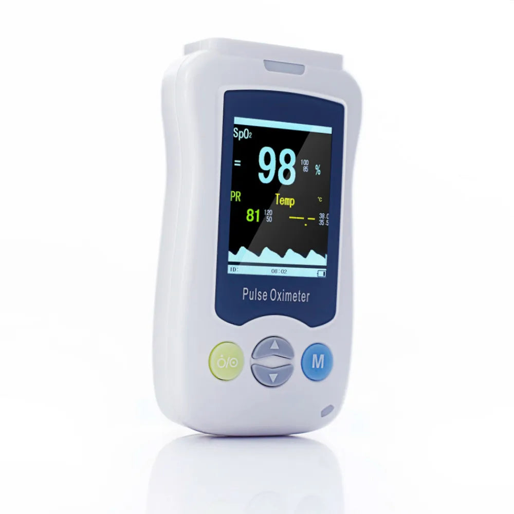 Oxímetro de pulso portátil médico de mano para adultos, recién nacidos, neonatos, niños y bebés, mini oxímetro de pulso OLED para la punta del dedo.