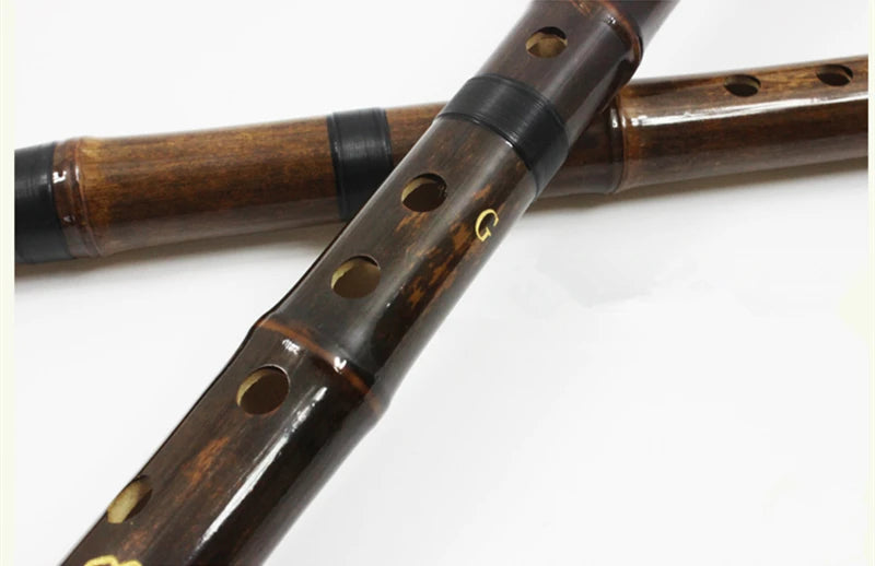Flauta de bambú púrpura profesional Xiao Piccolo vertical chino Shakuhachi, instrumento musical tradicional clásico chino Dizi Xiao