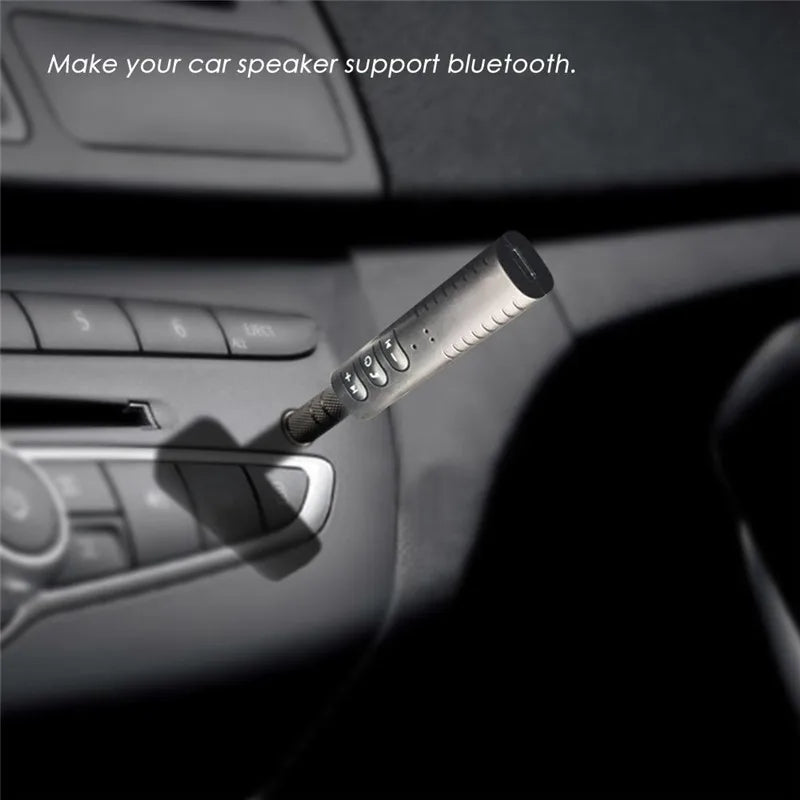 Receptor Bluetooth inalámbrico con conector de 3,5 mm, adaptador de audio y música con micrófono para auriculares y altavoces, envío gratuito.