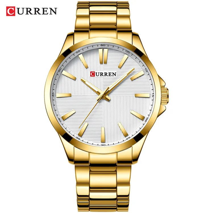 Reloj Masculino CURREN Relojes para hombre de primera marca de lujo Reloj de negocios de moda para hombre Reloj de pulsera de cuarzo impermeable informal para hombre