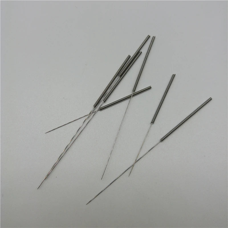 Agujas de acupuntura desechables para masaje de belleza, esterilizadas, 1000 unidades (2 cajas)