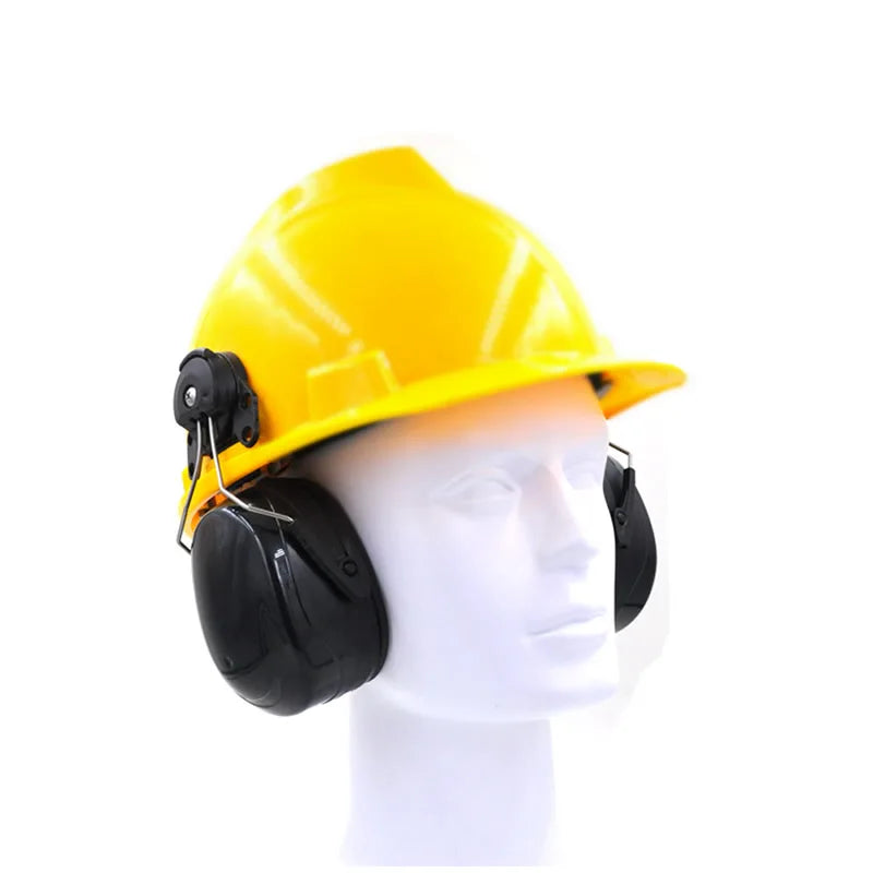 Orejeras antirruido de alta calidad para casco de seguridad, protección auditiva para carpintería, aeropuertos y fábricas.