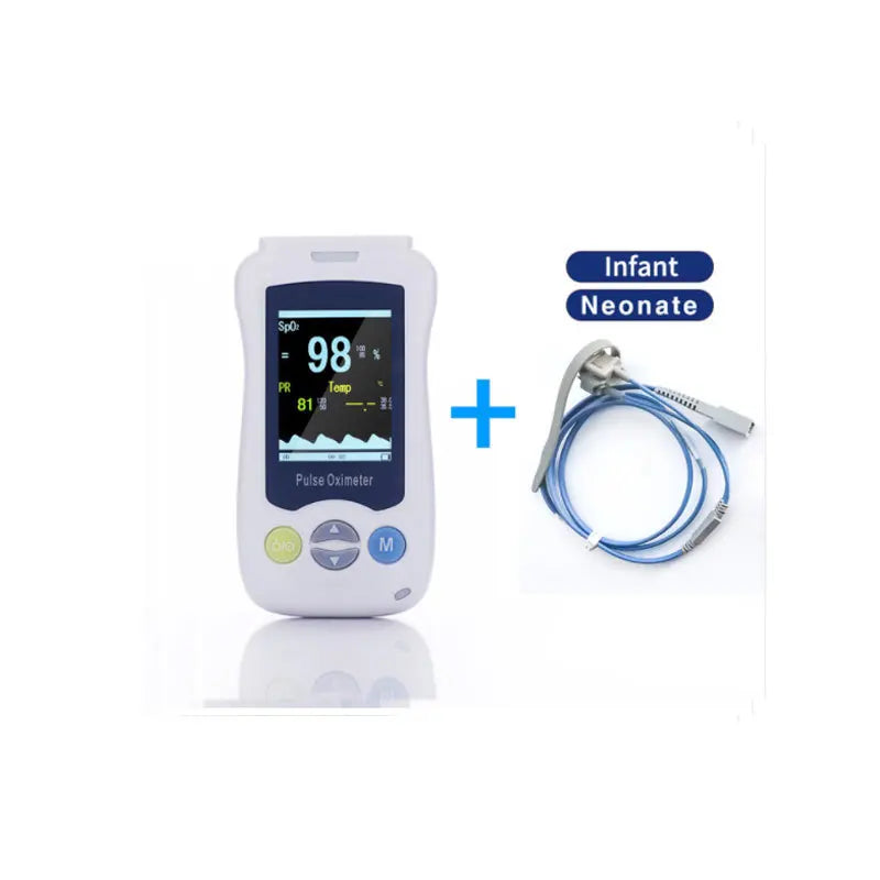 Oxímetro de pulso portátil médico de mano para adultos, recién nacidos, neonatos, niños y bebés, mini oxímetro de pulso OLED para la punta del dedo.