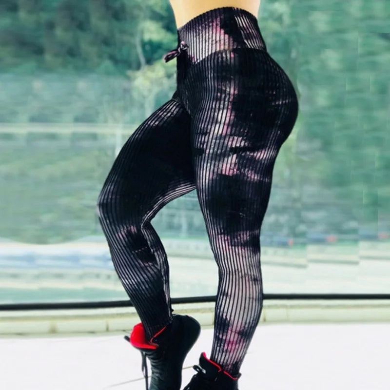Women Seamless Printing Yoga Pants Super Stretchy Gym Tights High Waist Running Pants Leggings Sport Women Fitness