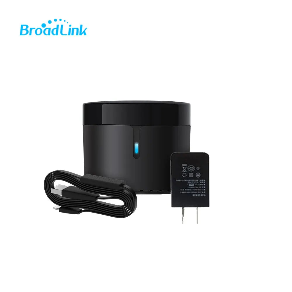 Sensor de temperatura y humedad Broadlink RM4 mini, control remoto WiFi IR para aire acondicionado, decodificador de TV, compatible con Alexa.