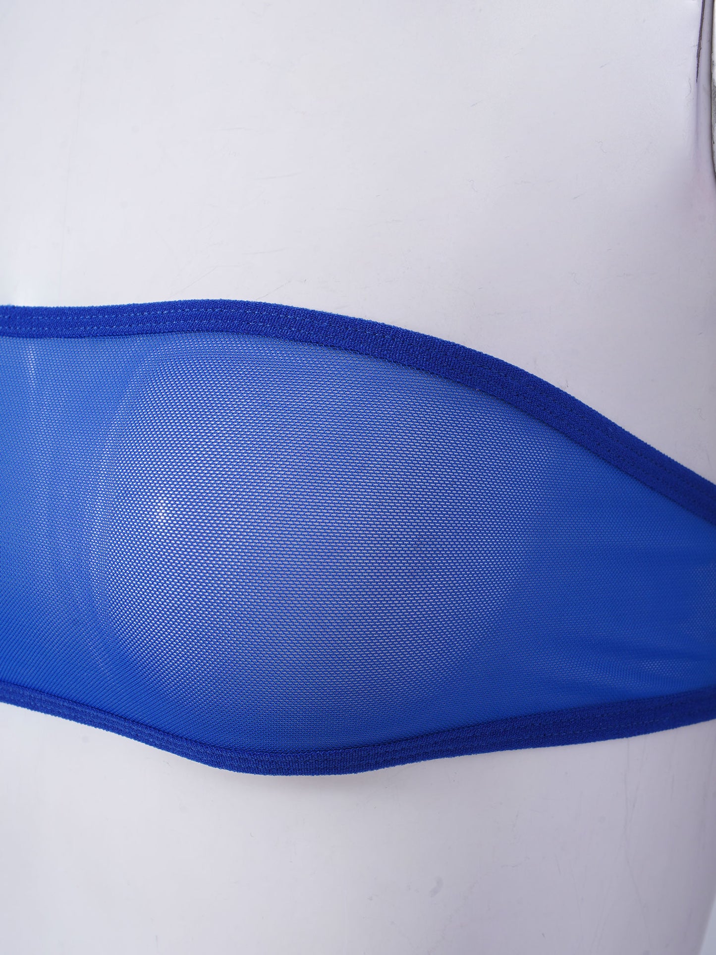 Traje de baño de malla transparente para mujer, conjunto de bikini triangular con microcordones y tanga, traje de baño de 2 piezas, ropa de playa sexy, bikini
