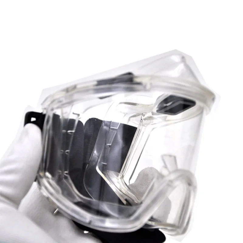 Nuevas gafas de seguridad antisalpicaduras, resistentes a impactos, a prueba de viento y antipolvo, con visión amplia para el trabajo, bricolaje y seguridad diaria.