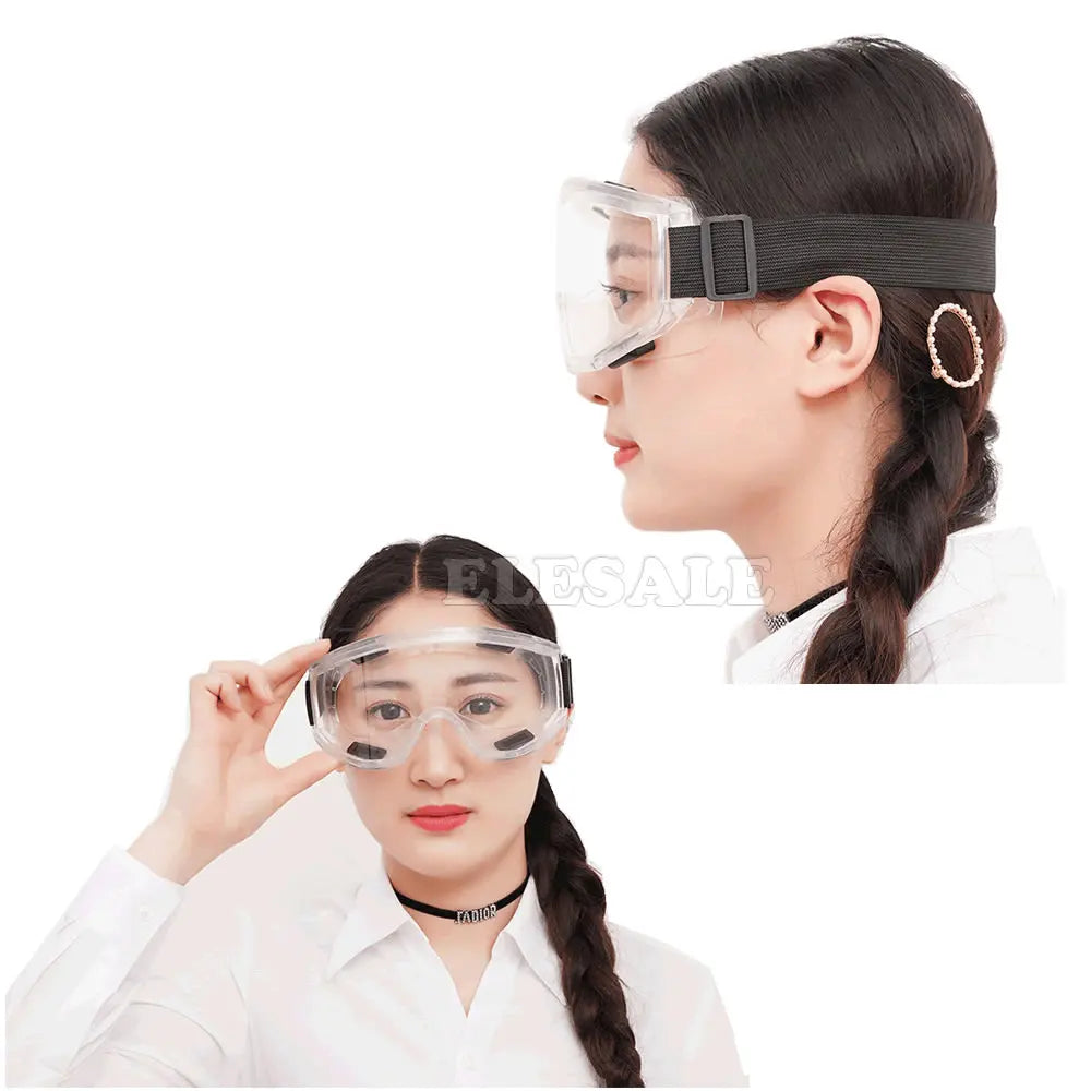 Nuevas gafas de seguridad antisalpicaduras, resistentes a impactos, a prueba de viento y antipolvo, con visión amplia para el trabajo, bricolaje y seguridad diaria.