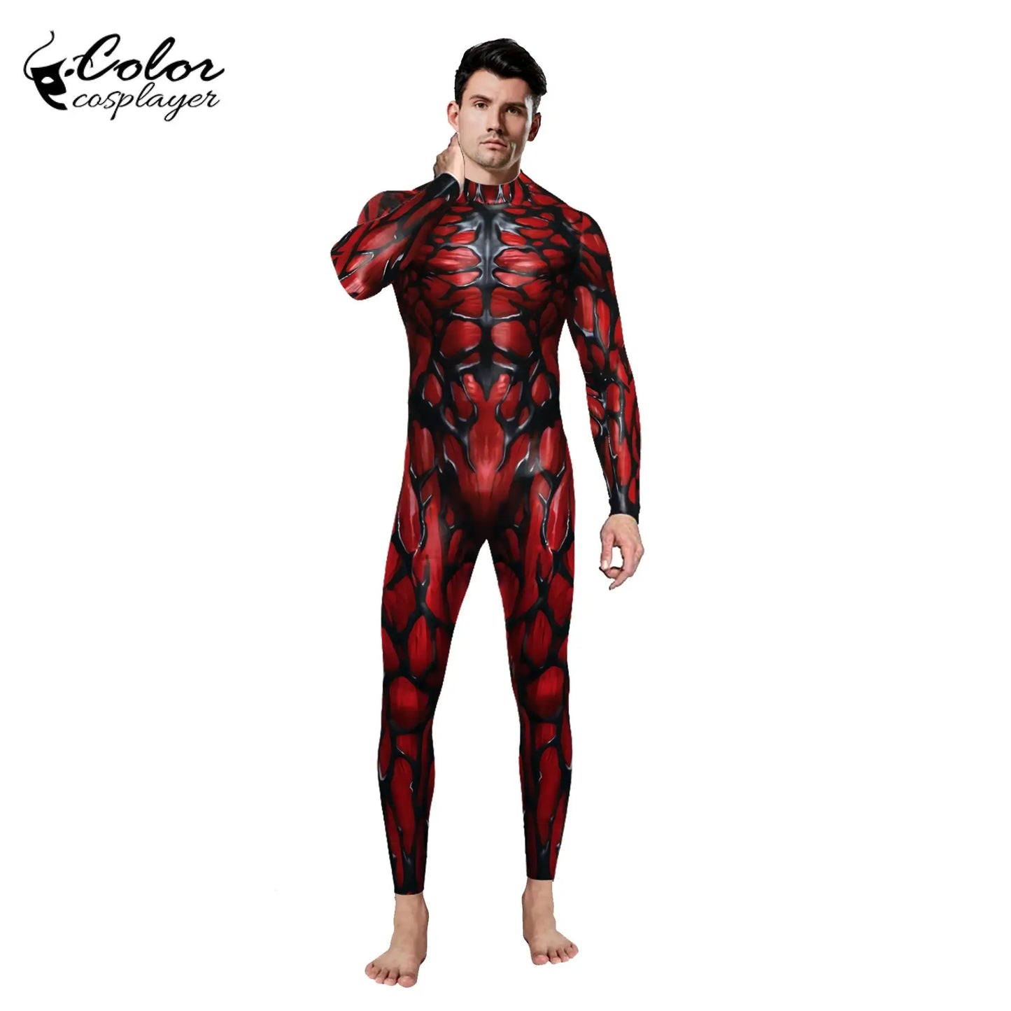 Color Cosplayer Halloween Skeleton Printed Jumpsuits Women Halloween Performance Outfits Party Cosplay Costume Zentai Fitness