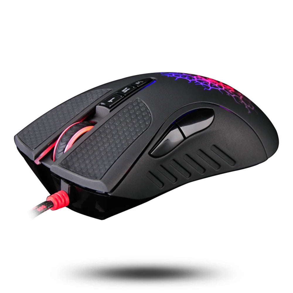 Para el ratón óptico para juegos Bloody A90 con cable y reflejos coloridos, versión inactiva