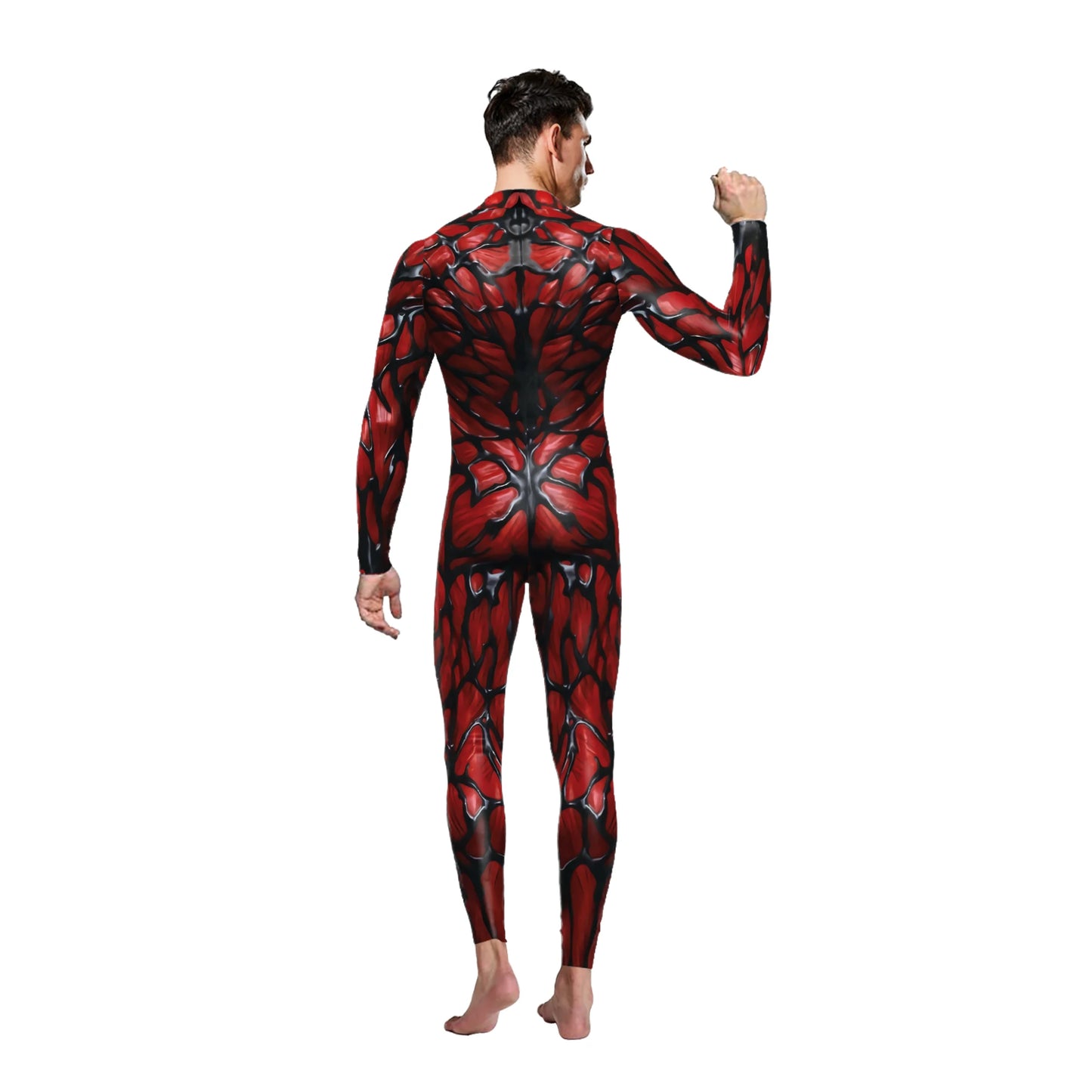 Color Cosplayer Halloween Skeleton Printed Jumpsuits Women Halloween Performance Outfits Party Cosplay Costume Zentai Fitness