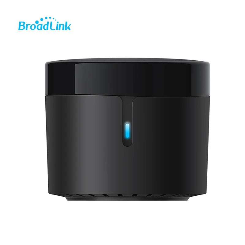 Sensor de temperatura y humedad Broadlink RM4 mini, control remoto WiFi IR para aire acondicionado, decodificador de TV, compatible con Alexa.