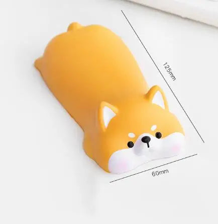 Nuevo y bonito reposamuñecas para ratón, reposabrazos ergonómico para ordenador portátil, juguetes blandos de crecimiento lento kawaii.