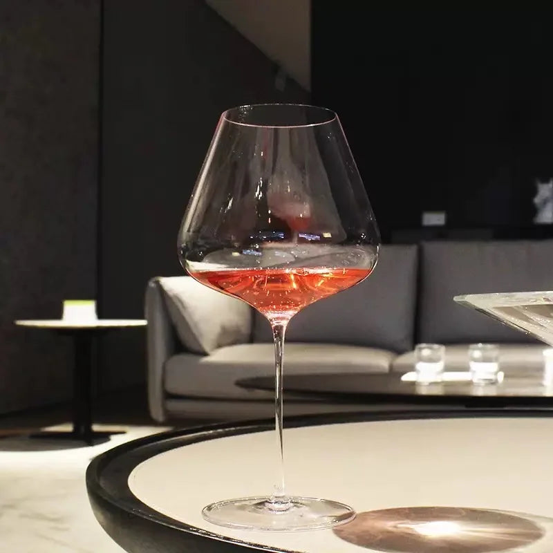 Copa de vino ligera de lujo estilo Burdeos, de estilo ultrafino, con tallos delgados, ideal para fiestas y bares.