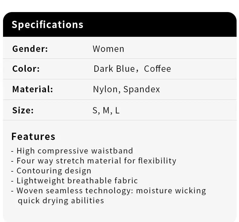 Women Yoga Fitness Sport High Waist Butt Lift Curves Workout Tights Elastic Gym Training Pants Seamless Legging CK1718