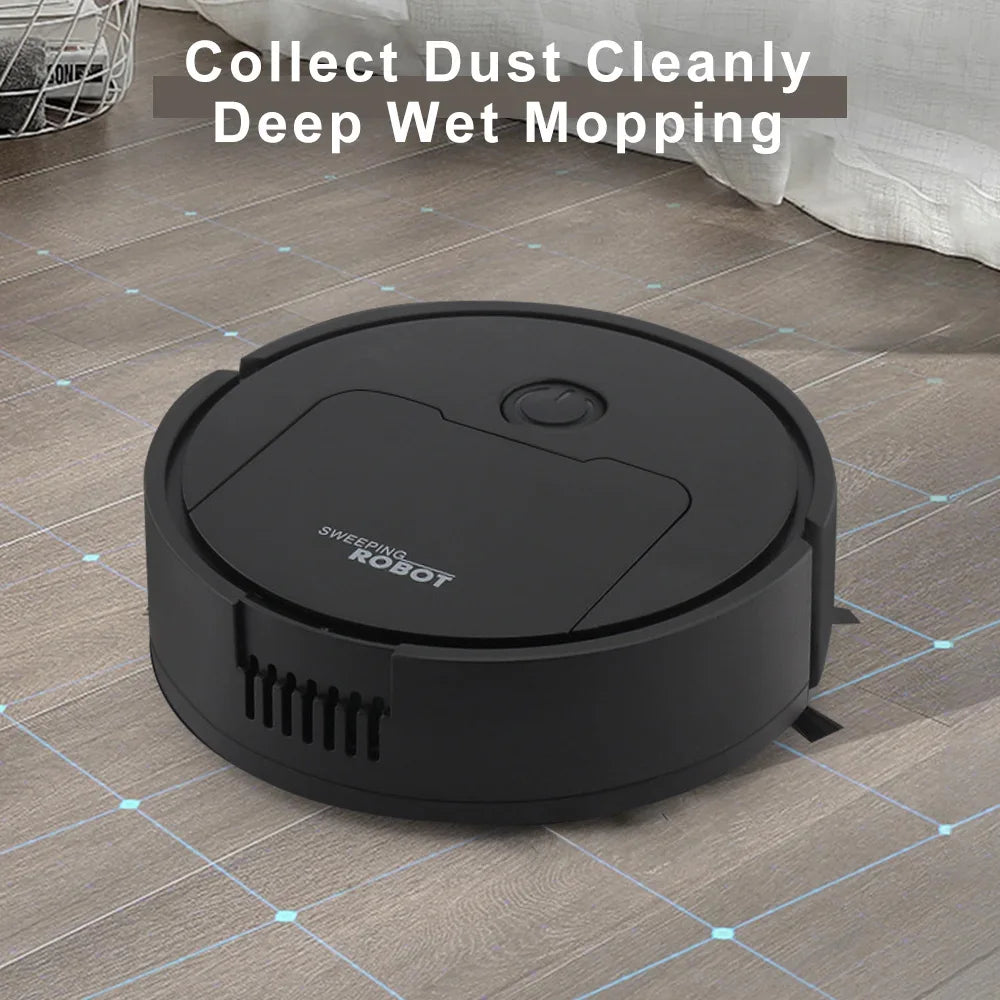 Robot barredor totalmente automático con succión y barrido, mopa inteligente para el hogar, tres en uno.