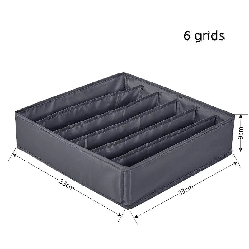 Caja organizadora para guardar ropa interior, calcetines, sujetadores y bragas, ideal para el hogar, el dormitorio y el armario.