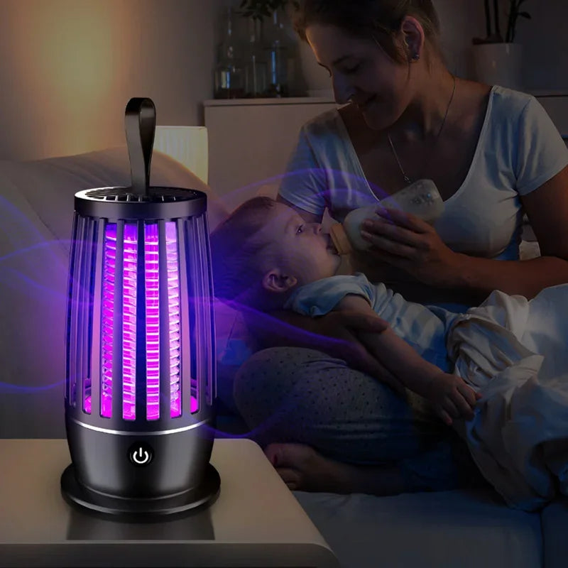 Lámpara antimosquitos Xiaomi, repelente de insectos, recargable por USB, para exteriores, silenciosa, potente, antimosquitos, eléctrica