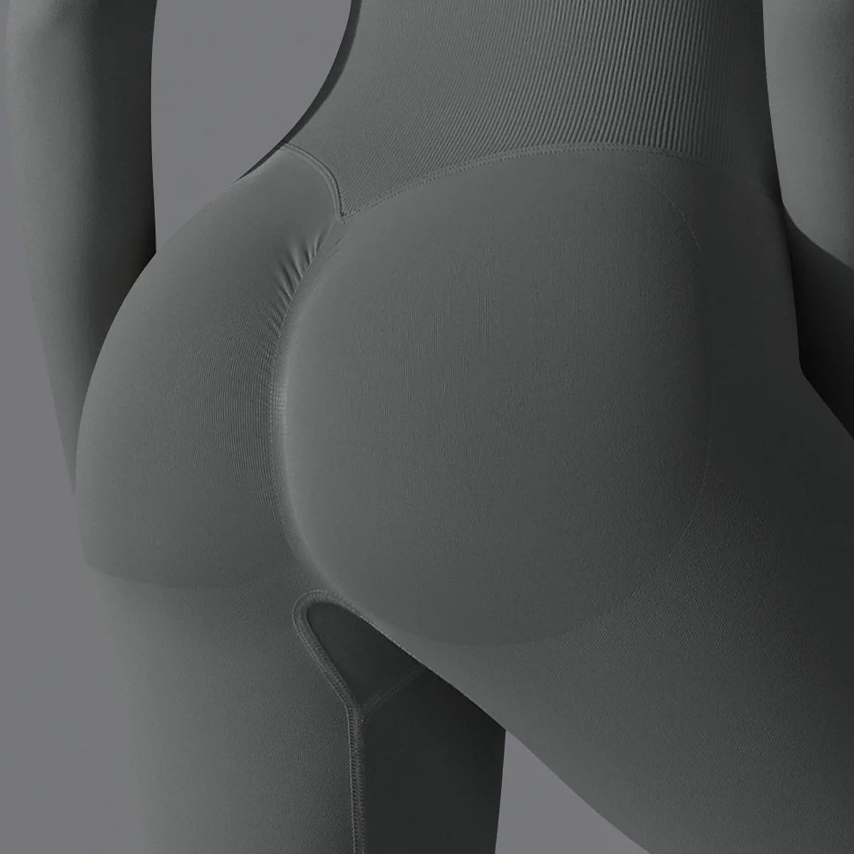 Leggings deportivos de yoga para mujer, sin costuras, cintura alta, elásticos, color sólido, para gimnasio, correr, secado rápido, realce y efecto moldeador.